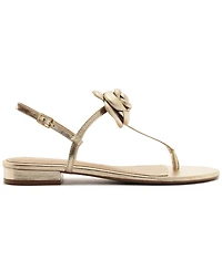 Arezzo Women's Ivory Flat Sandals