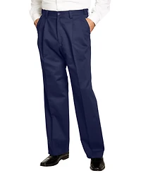 KingSize Big & Tall Relaxed Fit Wrinkle-Free Expandable Waist Pleated Pants