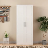 Streamdale 2-Door Wardrobe & Kitchen Cabinet with Storage Spaces