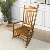 Streamdale Furniture Balcony Porch Adult Rocking Chair Oak