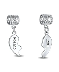 Bling Jewelry Bff Ladybug Heart Dangle Charm Bead for Aunt Niece Sterling Silver Fits Bracelet