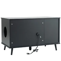 Streamdale Furniture Cat Litter Box Furniture, Enclosed and Stylish