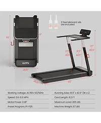 3HP Running Machine Folding Treadmill