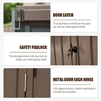 Streamdale 10'x8' Metal Tool Shed with Lockable Door