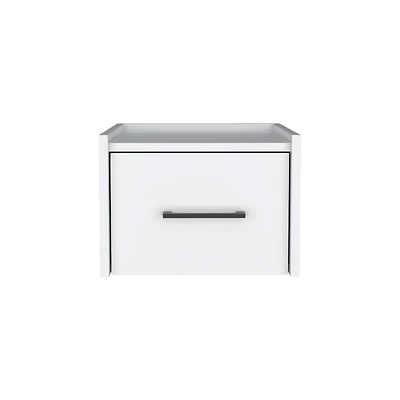 Simplie Fun Floating Nightstand Calion, Bedroom, White