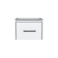Simplie Fun Floating Nightstand Calion, Bedroom, White