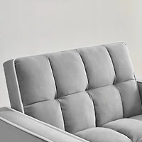 Streamdale Adjustable Folding Sofa Bed Chair - Grey