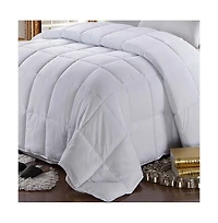 Goose Down Feather Comforter All Season 300TC Cotton, Twin/Twin Xl