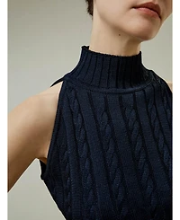 Lilysilk Women's Wild Silk Sleeveless Sweater