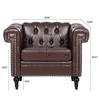 Streamdale Furniture 1 Seater Sofa For Living Room