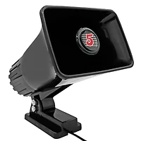 5 Core Indoor Outdoor Pa Horn Speaker 6 x 4 Inch Loud Portable Pa System 8 Ohm 50W Loud Siren Audio - Hw 405 Blk