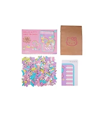 Flash Popup Wooden Jigsaw Puzzle Hello Kitty and Friends Sanrio Carnival 88pcs