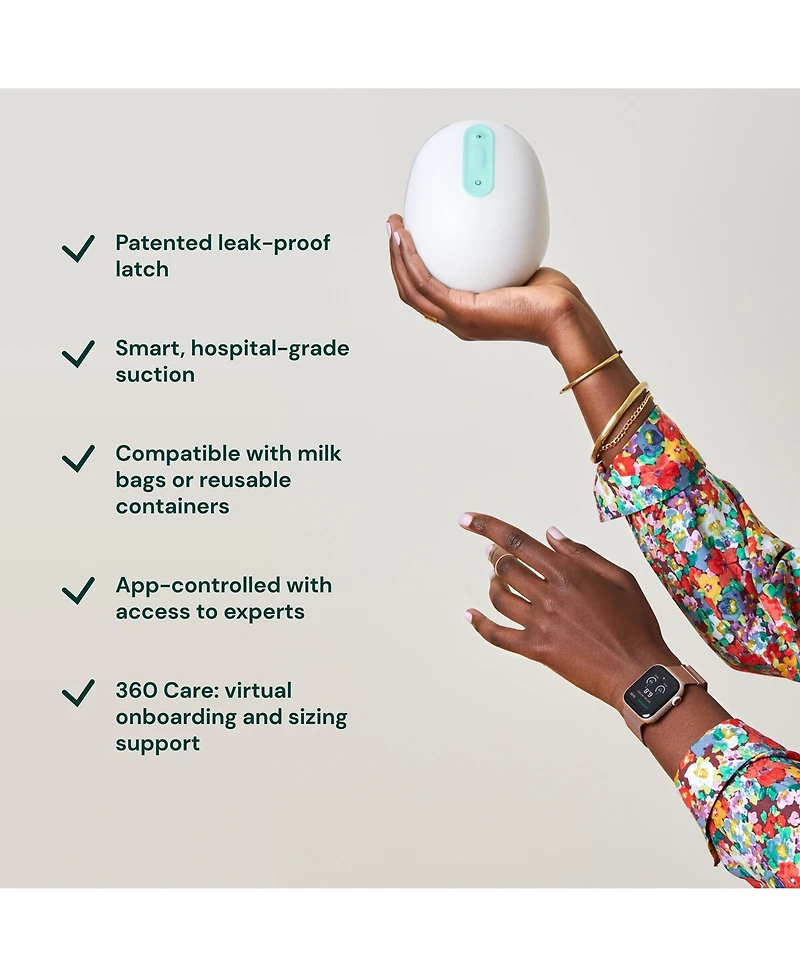 Willow 360 Wearable Double Electric Breast Pump - 24mm
