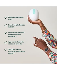 Willow 360 Wearable Double Electric Breast Pump - 24mm