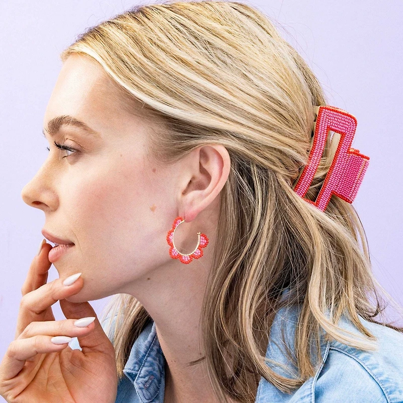 Lola Beaded Hair Claw Clip