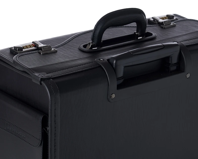 Alpine Swiss 19 Wheeled Briefcase Rolling Case Sales Sample Pilot Lawyer Attache