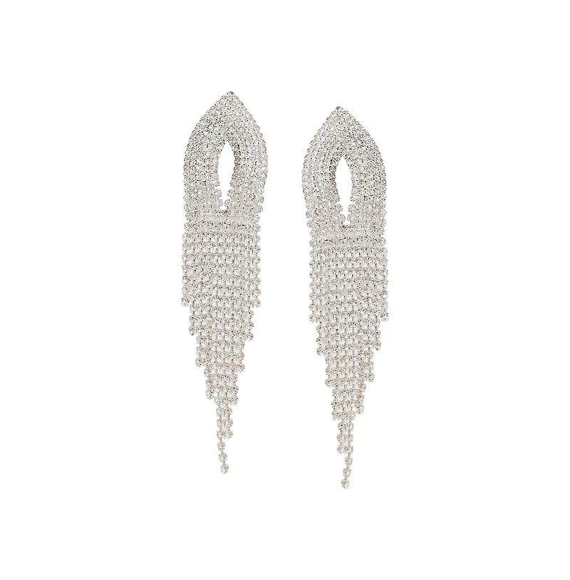 Sohi Women's Bling Drop Earrings