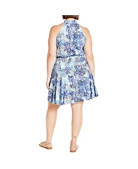 City Chic Women's Blushing Beauty Dress