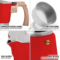 5.5 Cups Classic Stovetop Italian Style Espresso Maker Moka Pot