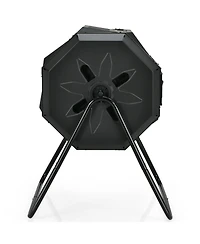 43 Gallon Composting Tumbler Compost Bin with Dual Rotating Chamber