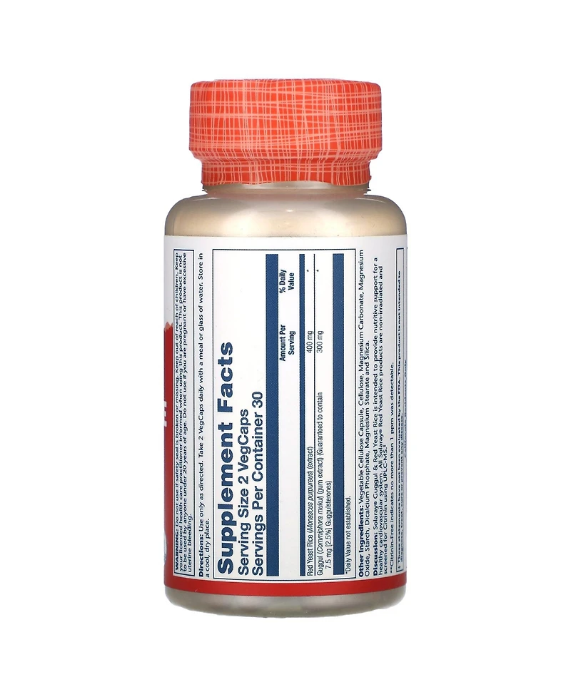 Solaray Guggul Red Yeast Rice