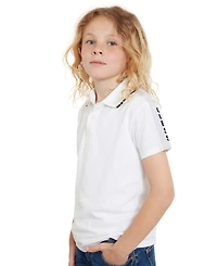 Guess Big Boys Short Sleeve Taping Polo Shirt