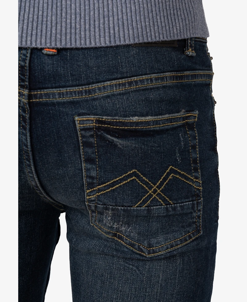 Raw X Big Boys RawX Distressed Neon Stitch Jeans