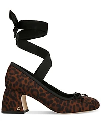 Circus Ny by Sam Edelman Della Lace-Up Block-Heel Ballet Pumps