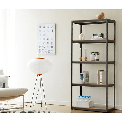 Simplie Fun Adjustable 5-Tier Metal Garage Storage Shelves