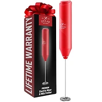 Powerful Handheld Mini FrothMate Milk Frother Stainless Steel