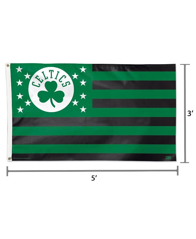 WinCraft Boston Celtics Single-Sided 3' x 5' Deluxe Team Colors Flag
