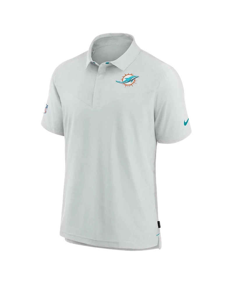 Nike Men's Miami Dolphins Sideline Lockup Performance Polo