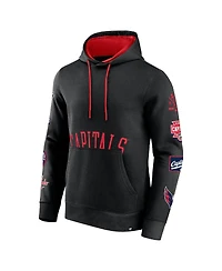 Fanatics Men's Washington Capitals Wild Winner Fleece Pullover Hoodie