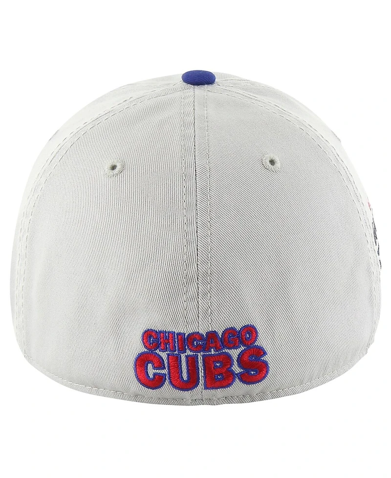 '47 Brand Men's Gray/Royal Chicago Cubs Sure Shot Classic Franchise Fitted Hat