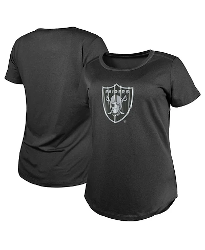 New Era Women's Charcoal Las Vegas Raiders 2024 Nfl Draft T-Shirt