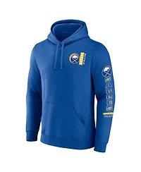 Fanatics Men's Royal Buffalo Sabres Revolution Pullover Hoodie