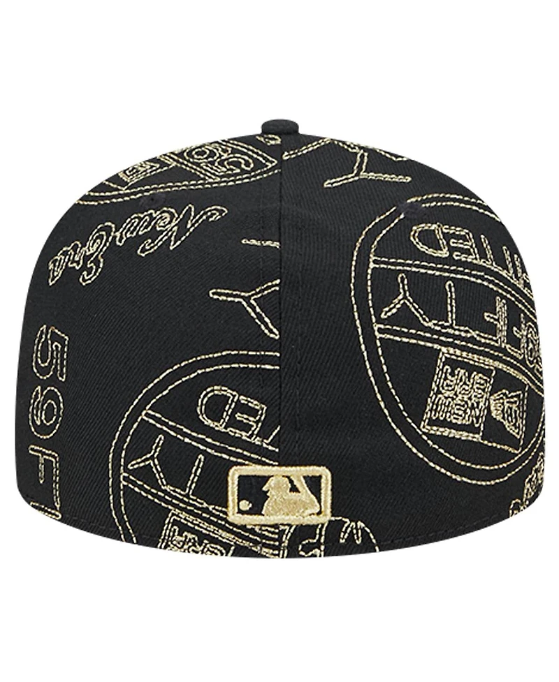 New Era Men's Los Angeles Dodgers 59FIFTY Day Allover Fitted Hat