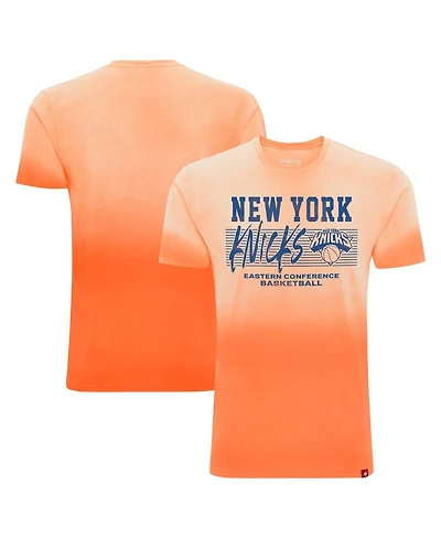 Sportiqe Men's and Women's New York Knicks Bingham Sun-Fade T-Shirt