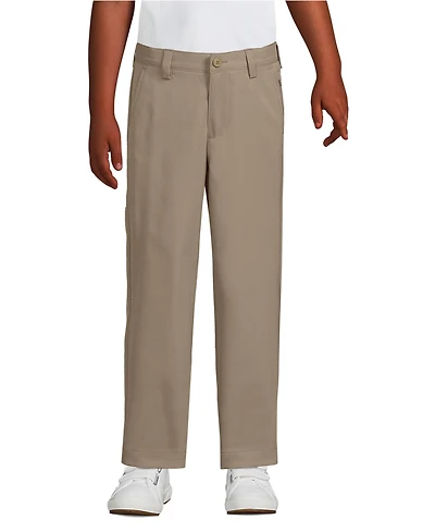 Lands' End Big Boys Iron Knee Active Performance Chino Pants