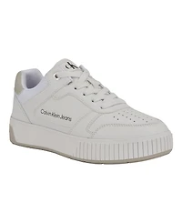 Calvin Klein Women's Ahliah Lace-Up Platform Casual Sneakers