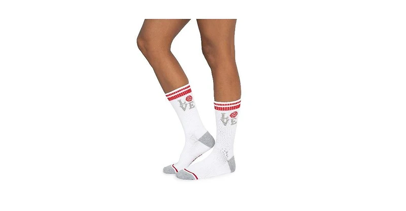 Muk Luks Women's 3 Pack Cotton Compression Crew Socks, Lavender, One