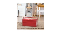Slickblue 20 Inch Metal Tool Box Portable with 5 Trays Cantilever