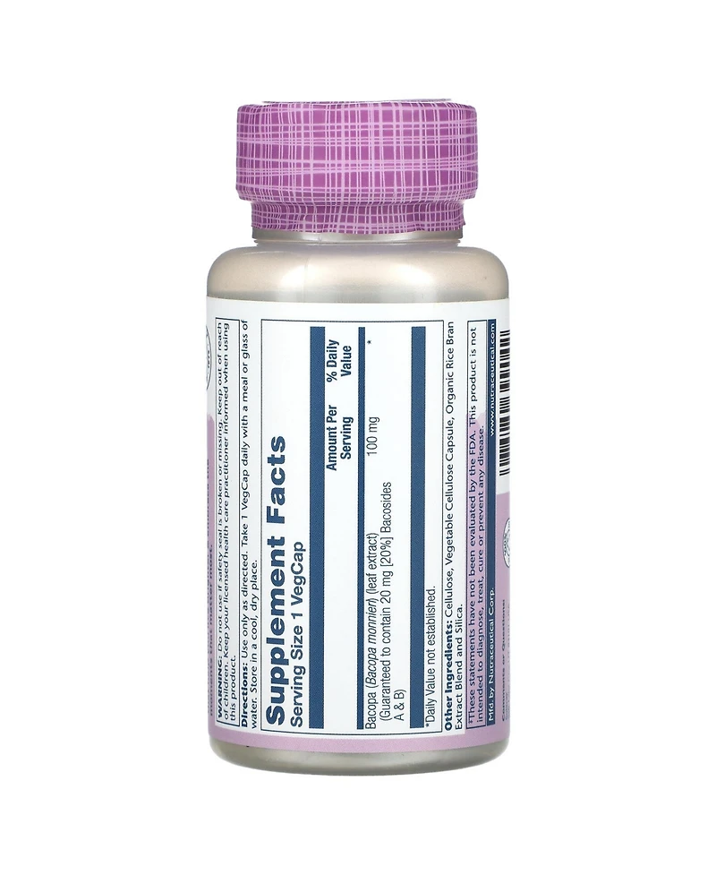 Solaray Vital Extracts Bacopa 100 mg