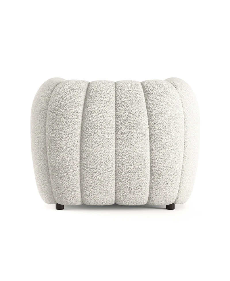 Lysander 41" Boucle Fabric Accent Club Chair