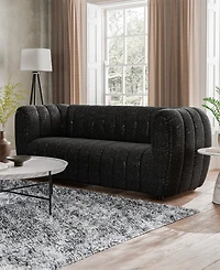 Lysander 82" Boucle Fabric Boho Sofa
