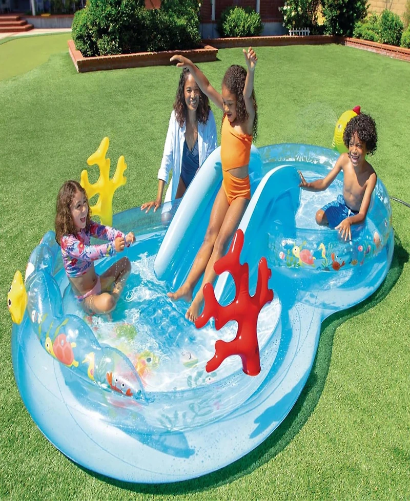 Intex Under The Sea Inflatable Play Center Water Slide