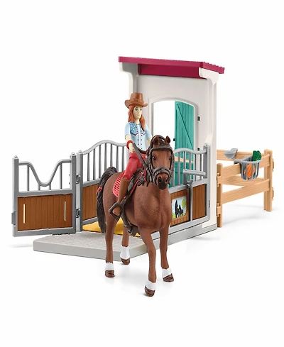 Schleich Horse Club Horse Box - Hannah Cayenne Figurine Playset