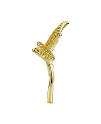 Unwritten Cubic Zirconia Butterfly Bypass Ring