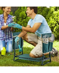 Sugift Folding Garden Kneeler and Seat Bench