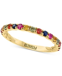 Effy Ruby Stack Band (1/2 ct. t.w.) 14K Rose Gold-Plated Sterling Silver (Also available Emerald and Sapphire)
